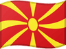 North Macedonia flag